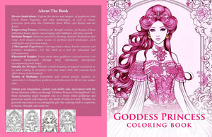 Goddess Princess Colouring Book